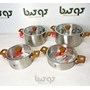سرویس قابلمه استیل 8 پارچه 