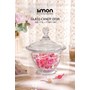 شکلات خوری گرد شیشه ای شیاردار 2431