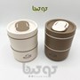 فلاسک غذا دو طبقه کاوردار bento